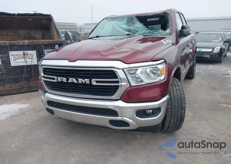 2019 Ram 1500 Big Horn/Lone Star 4X4 6'4 Box z USA, uszkodzony, nr VIN 1C6SRFBT8KN831509